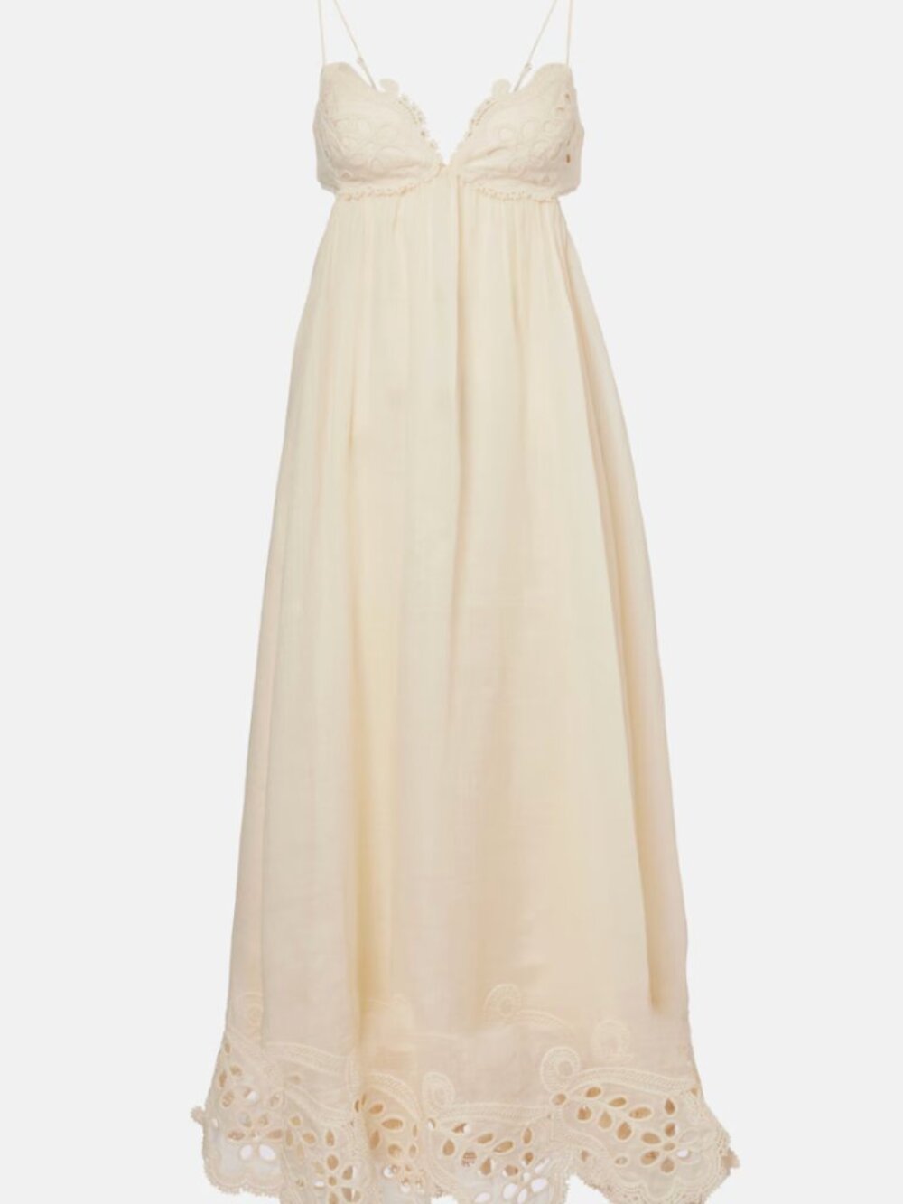 Zimmermann Coco embroidered ramie maxi dress 2 /M NWT - Picture 5 of 7